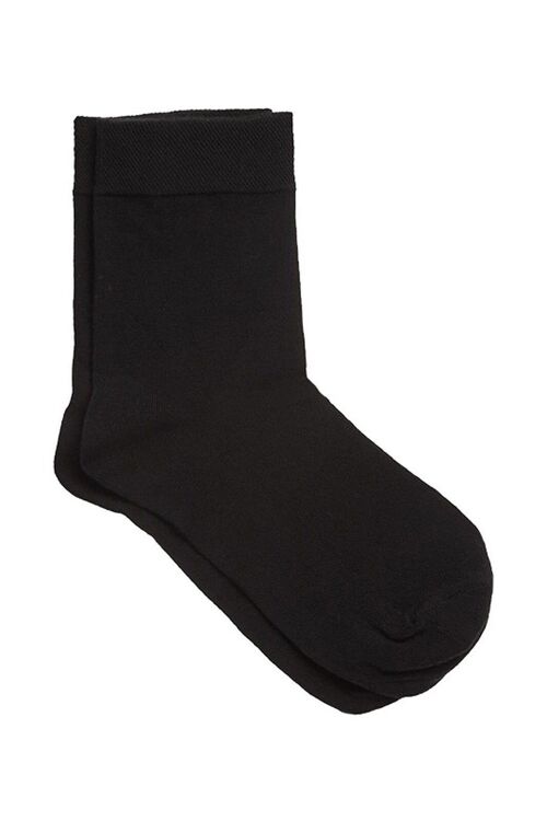 R-1111-04 | Unisex Socken - Schwarz (6er Pack)