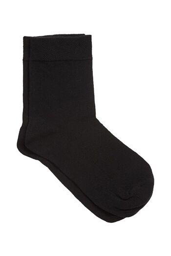 R-1111-04 | Chaussettes unisexes - Noir (Pack de 6) 1