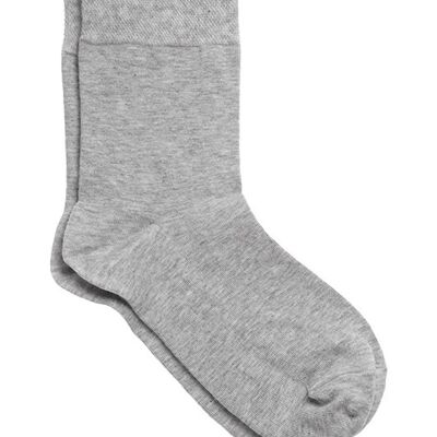 R-1111-06 | Unisex Socks - Light Grey (Pack of 6)