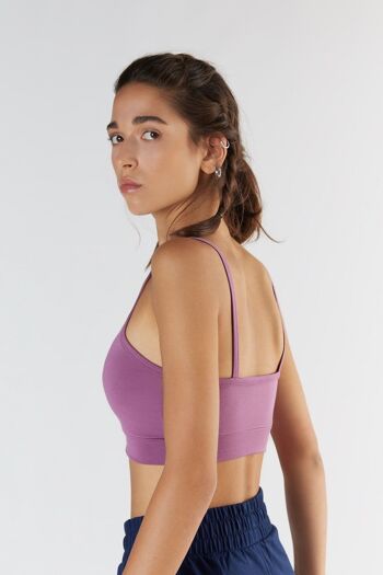 T1201-16 | Brassière Femme TENCEL™ Active - Violet Nitro 2