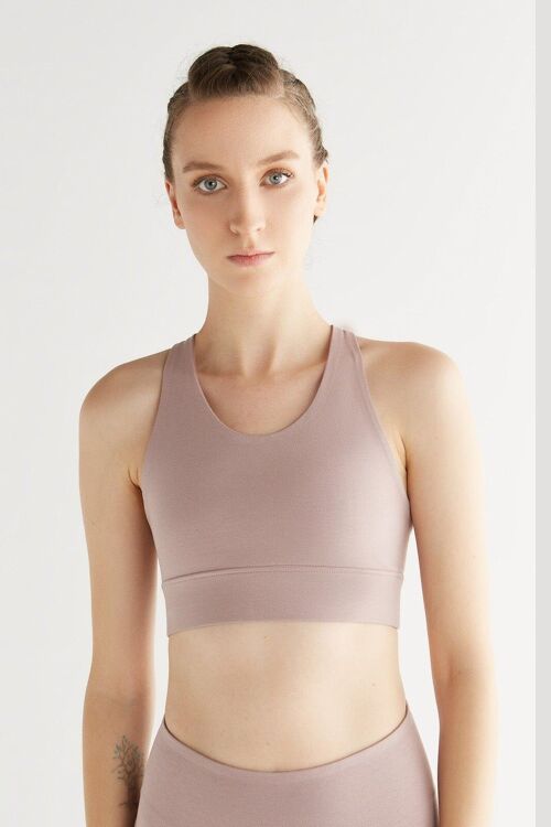 T1202-10 | Damen Yoga Top recycelt - Lilac