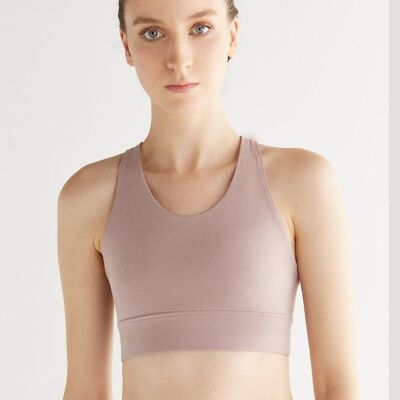 T1202-10 | Women's recycled yoga top - Lilac