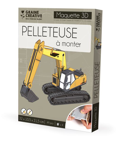 MAQUETTE 3D PELLETEUSE