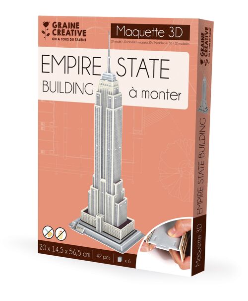 MAQUETTE 3D EMPIRE STATE BUILDING