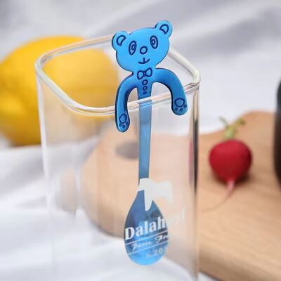 Bear-shaped spoon - 4 colors - For tea, coffee or dessert