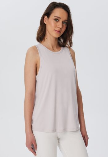 T1214-25 | Haut de yoga actif TENCEL™ - Marbre lilas 3