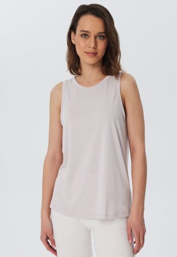 T1214-25 | Haut de yoga actif TENCEL™ - Marbre lilas 11