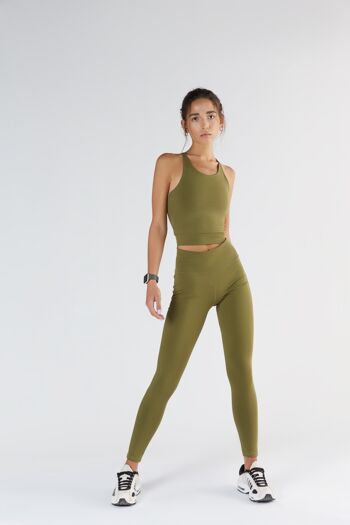 T1220-13 | Top Court Femme - Olive 4