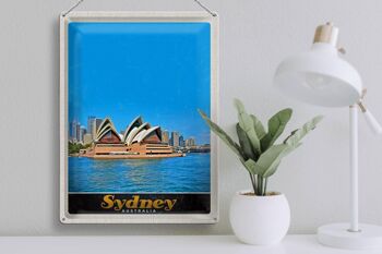 Panneau de voyage en étain, 30x40cm, Sydney, australie, opéra, vacances 3