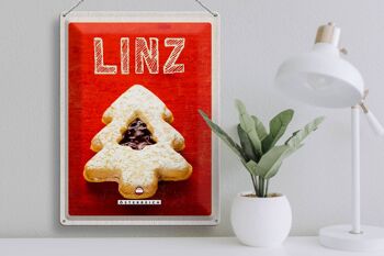 Plaque en tôle voyage 30x40cm Linz biscuits d'hiver garniture aux fraises 3