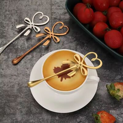 Heart-shaped stirrer - 4 colors - Perfect for tea and coffee