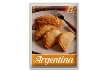 Plaque en tôle voyage 30x40cm cuisine traditionnelle argentine 1