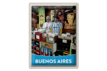 Plaque de voyage en étain, 30x40cm, plaques de Buenos Aires, argentine 1