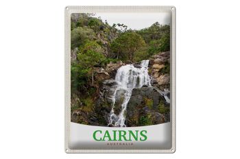 Signe en étain voyage 30x40cm, Cairns australie cascade Nature 1