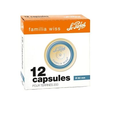 Familia wiss lot de 12 capsules ø 82mm