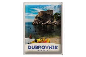 Signe en étain voyage 30x40cm, Dubrovnik, croatie, Architecture maritime 1