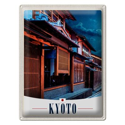 Cartel de chapa de viaje, 30x40cm, Kioto, Japón, Asia, ciudad, vacaciones