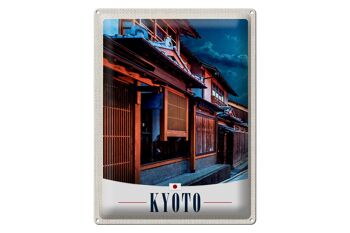 Signe en étain voyage 30x40cm, Kyoto, japon, asie, ville, vacances 1