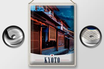 Signe en étain voyage 30x40cm, Kyoto, japon, asie, ville, vacances 2