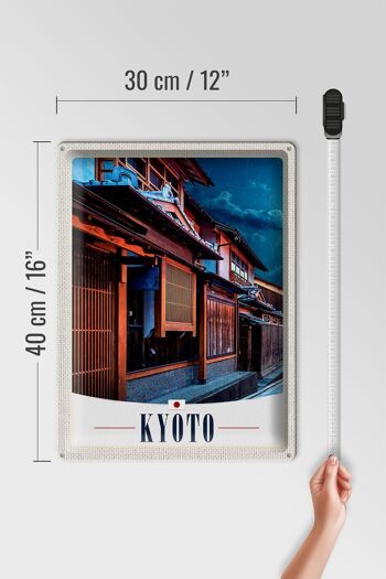 Signe en étain voyage 30x40cm, Kyoto, japon, asie, ville, vacances 4