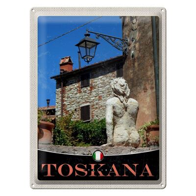 Blechschild Reise 30x40cm Toskana Italien Architektur