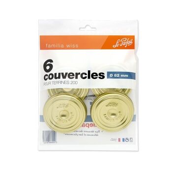 Familia wiss- lot de 6 couvercles -ø 82 mm