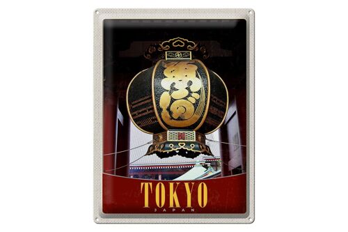 Blechschild Reise 30x40cm Tokio Japan Asien Tradition Urlaub