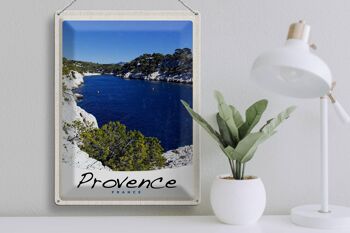 Signe en étain voyage 30x40cm Provence France mer montagnes 3