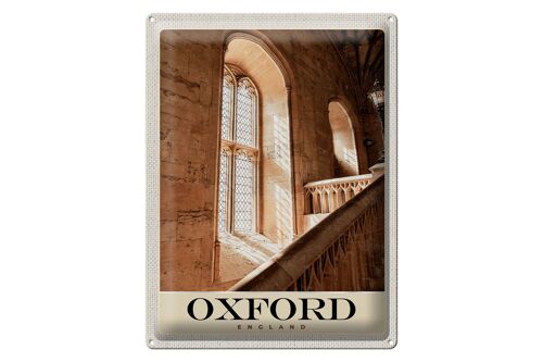 Blechschild Reise 30x40cm Oxford England Europa Architektur