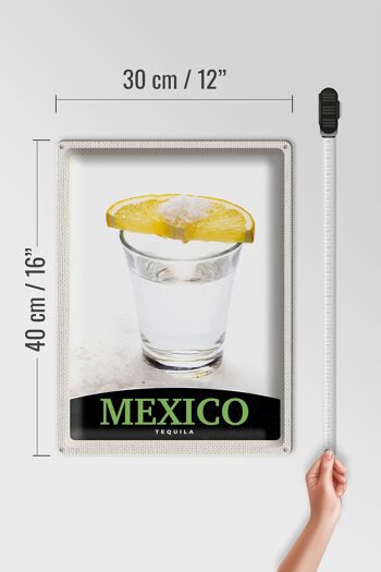 Panneau de voyage en étain, 30x40cm, mexique, états-unis, amérique, Tequila, citron 4