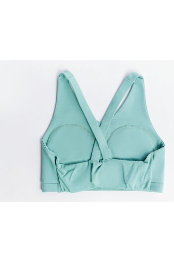 T1232-30 | Soutien-gorge rembourré femme recyclé - Vert malachite 5