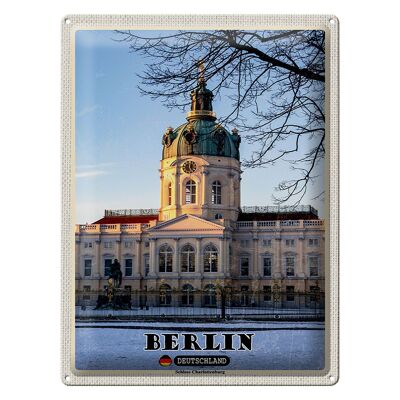 Cartel de chapa ciudades Berlín Palacio de Charlottenburg 30x40cm