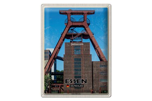 Blechschild Städte Essen Deutschland Zeche Zollverein 30x40cm