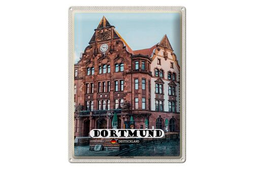 Blechschild Städte Dortmund Altes Stadthaus Altstadt 30x40cm