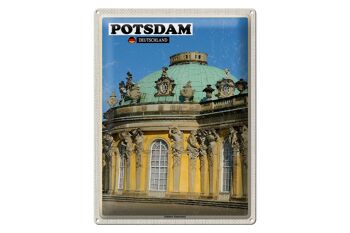 Plaque en tôle villes Potsdam Palais de Sanssouci 30x40cm 1