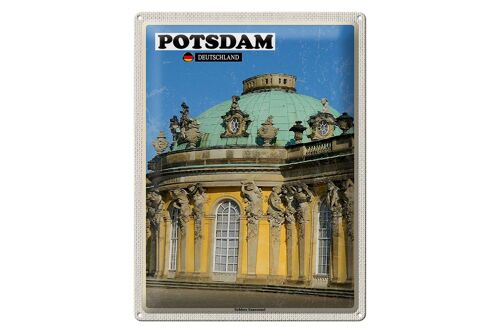 Blechschild Städte Potsdam Schloss Sanssouci 30x40cm