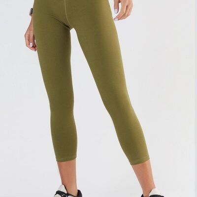 T1310-13 | Women's 7/8 leggings recycled - Olive