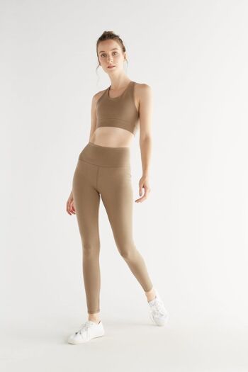 T1300-21 | Legging femme recyclé - Vison 2