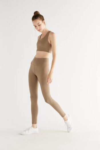 T1300-21 | Legging femme recyclé - Vison 3