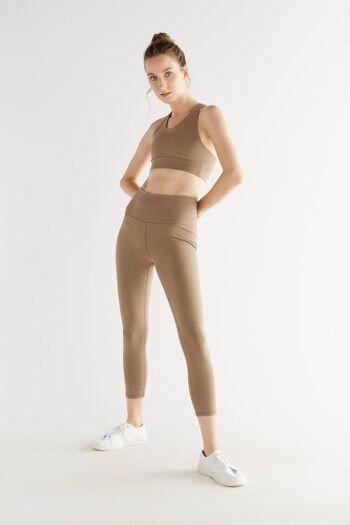 T1310-21 | Legging 7/8 femme recyclé - Vison 5