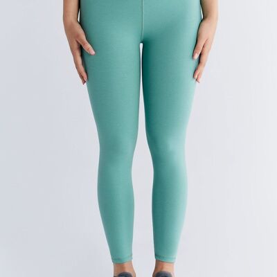 T1310-30 | Women's 7/8 leggings recycled - Malachite Green