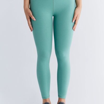 T1310-30 | Leggings 7/8 da donna riciclati - Verde Malachite
