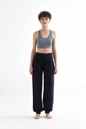 T1320-01 | Pantalon de yoga TENCEL™ Intimate pour femme - Noir 3