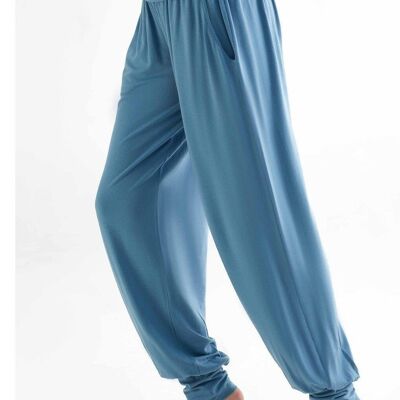 T1320-11 | Pantaloni intimi da yoga da donna TENCEL™ - Blu Atlantico