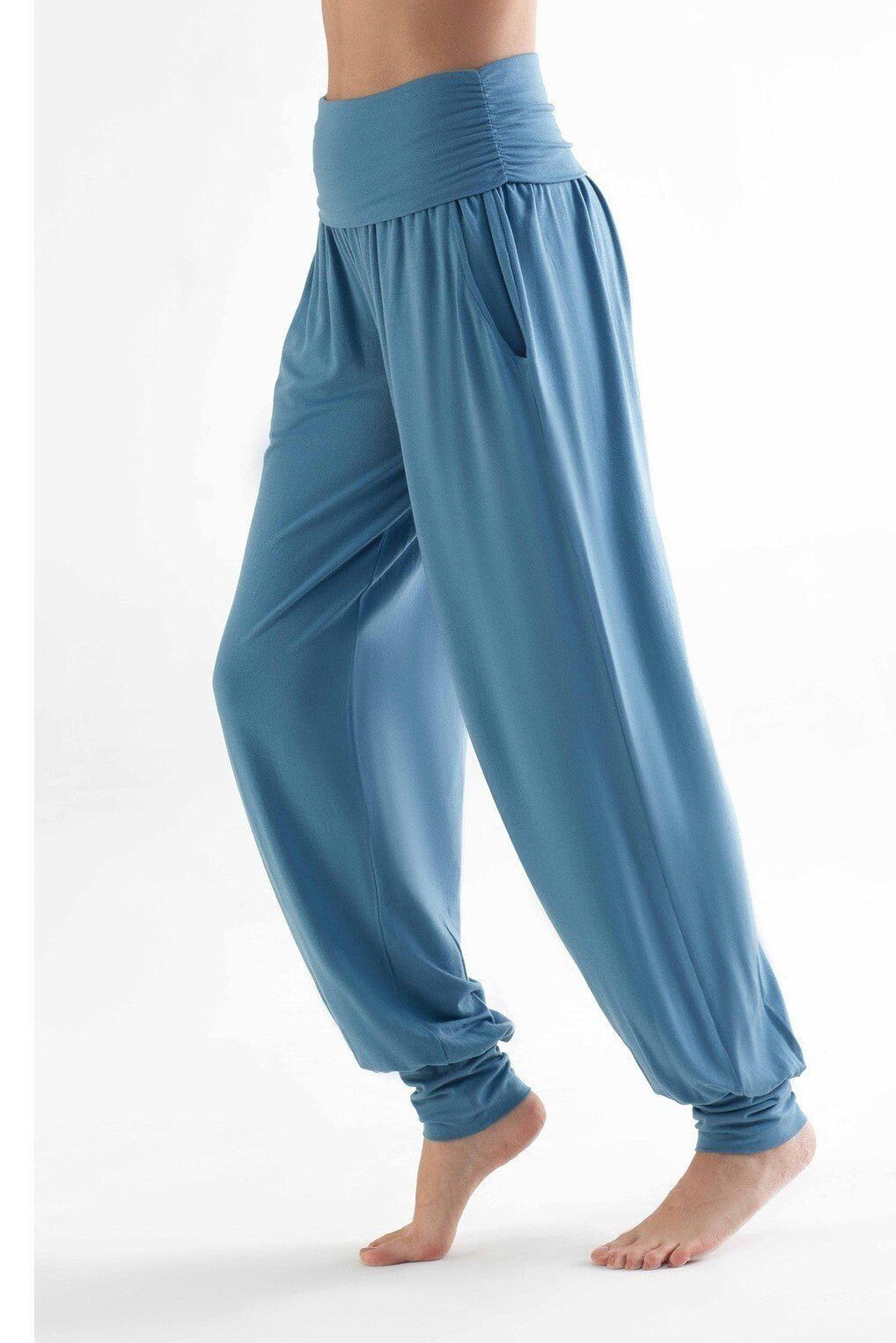 T1320-11 | Pantalones de yoga TENCEL™ Intimate para mujer - Azul Atlántico