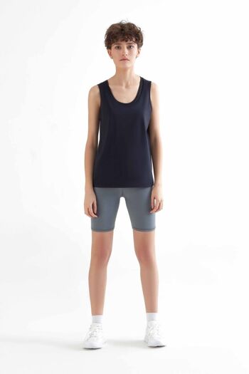 T1330-07 | Cuissard cycliste recyclé femme - Gris clair 3