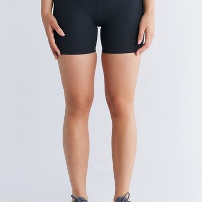 T1332-01 | Damen Fit Mini Shorts - Black