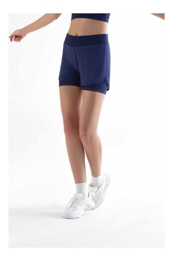 T1340-03 | Short de Sport Femme Recyclé - Marine 1