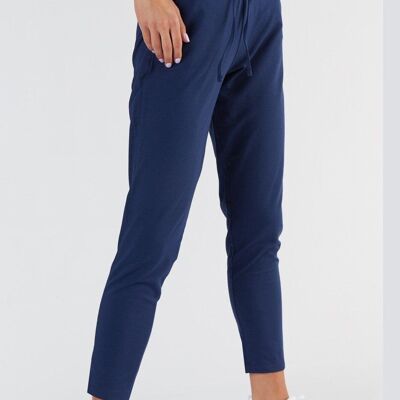 T1351-03 | Pantalones de jogging para mujer TENCEL™ Active - Azul marino