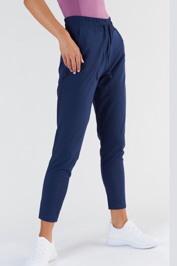 T1351-03 | Pantalon de jogging TENCEL™ Active pour femme - Marine 6